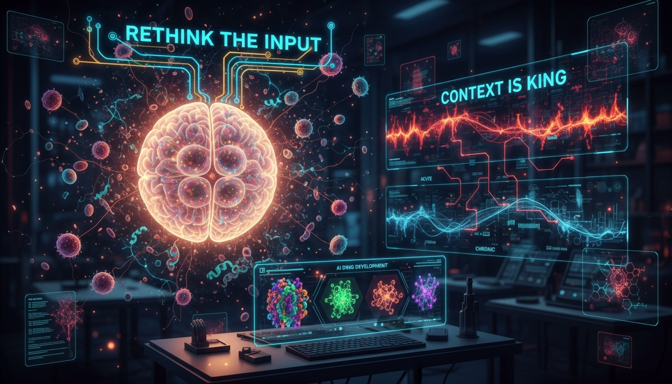 Visual representation of rethinking AI input from foreign agents to cellular damage evidence
