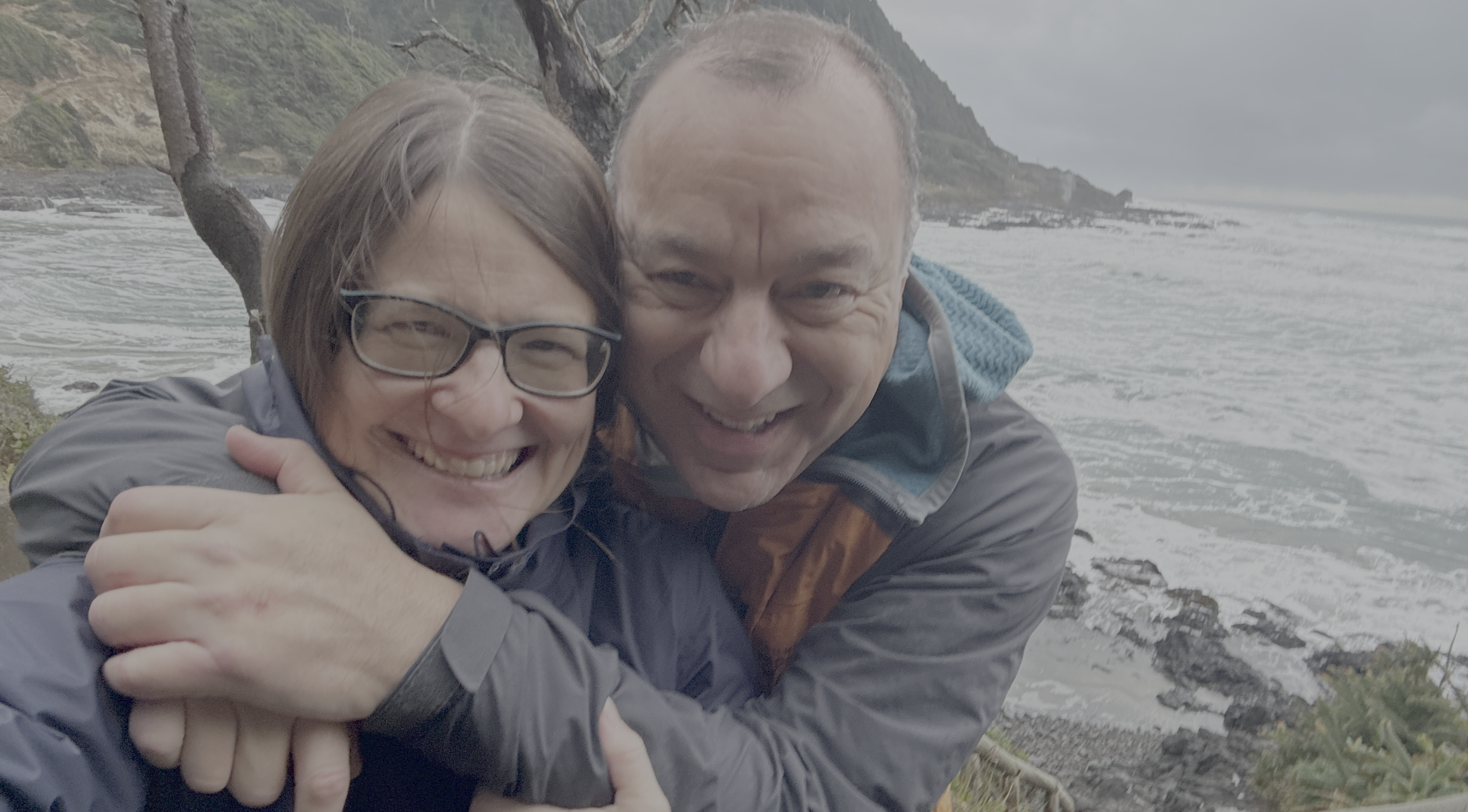 Toni and Ken by the Oregon Coast